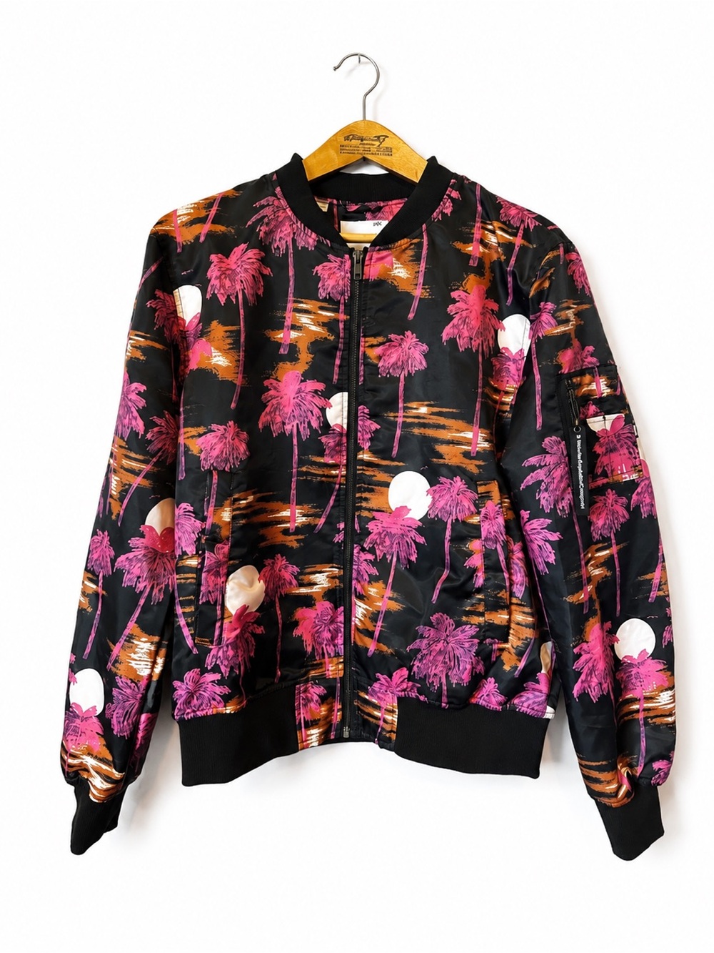 WeSC Unisex Printed Bomber Jacket Men's L/Women's XL